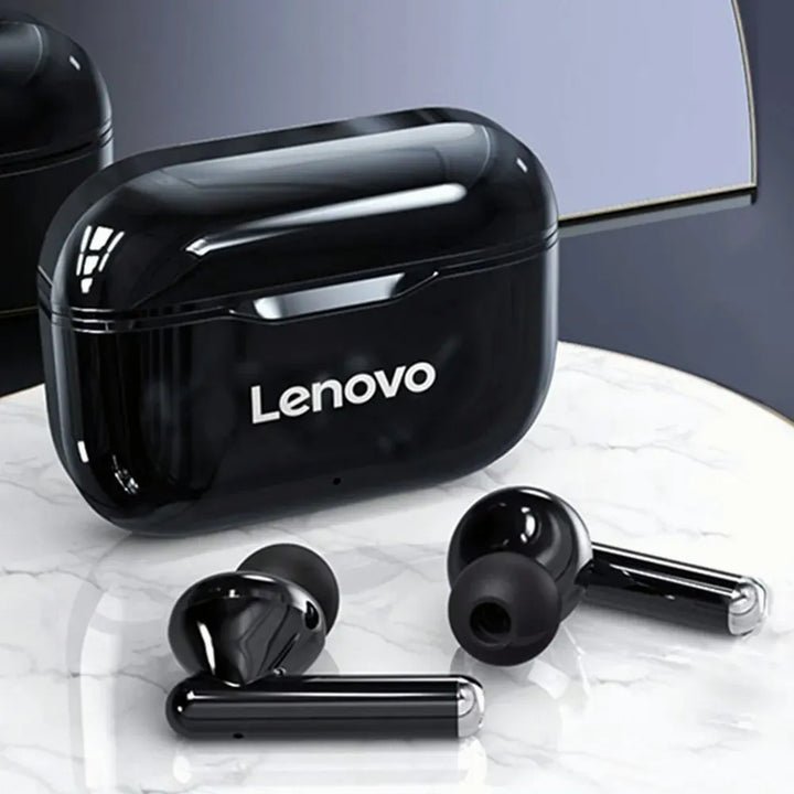 Auriculares in-ear gamer inalámbricos Lenovo LivePods LP1 negro