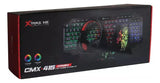 Combo Gamer 4en1 Teclado Mouse Audifonos Mouse Pad Xtrike Me Mouse Negro Teclado Negro