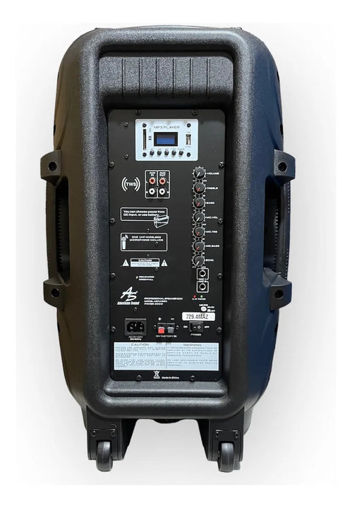 Cabina Activa Recargable American Sound 15pulgadas + Mic