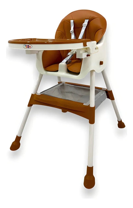 Silla De Comer 3 En 1 Kidshop Cy006 Plegable Marrón