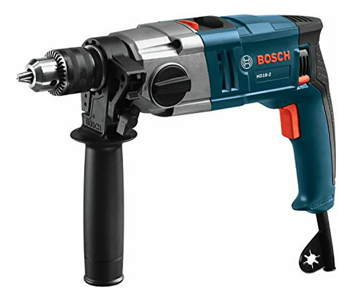 Taladro Percutor Bosch Hd18-2 De 2 Velocidades, 1/2 Pulgada