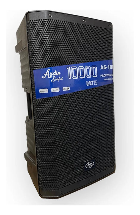 Cabina Activa 15 Pulgadas 10.000w Audio Sound Profesional Negro