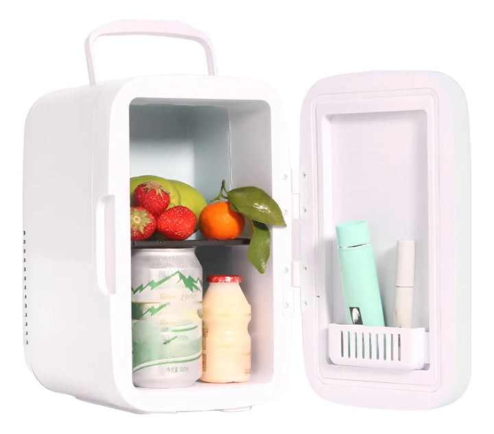 Mini Refrigerador Para Carro, Frio O Caliente Blanco