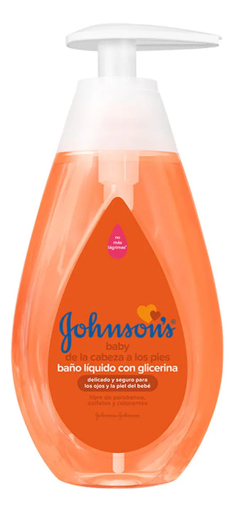 Baño Líquido Bebé Johnson's Cabeza A Pies 400ml