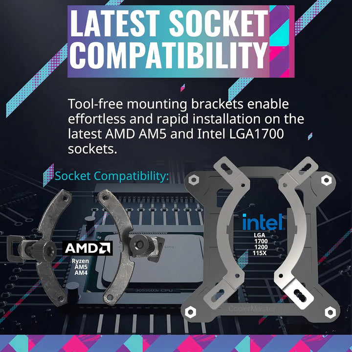 Enfriador de agua 360 mm Argb Masterliquid 360l Cooler Master