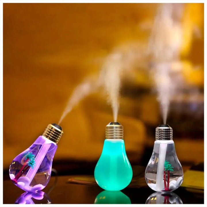 Humificador Difusor Aroma Ambientador Bombillo - Blanco