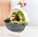 Cortador De Verduras De Cesta Húmeda De Cocina Multifunción