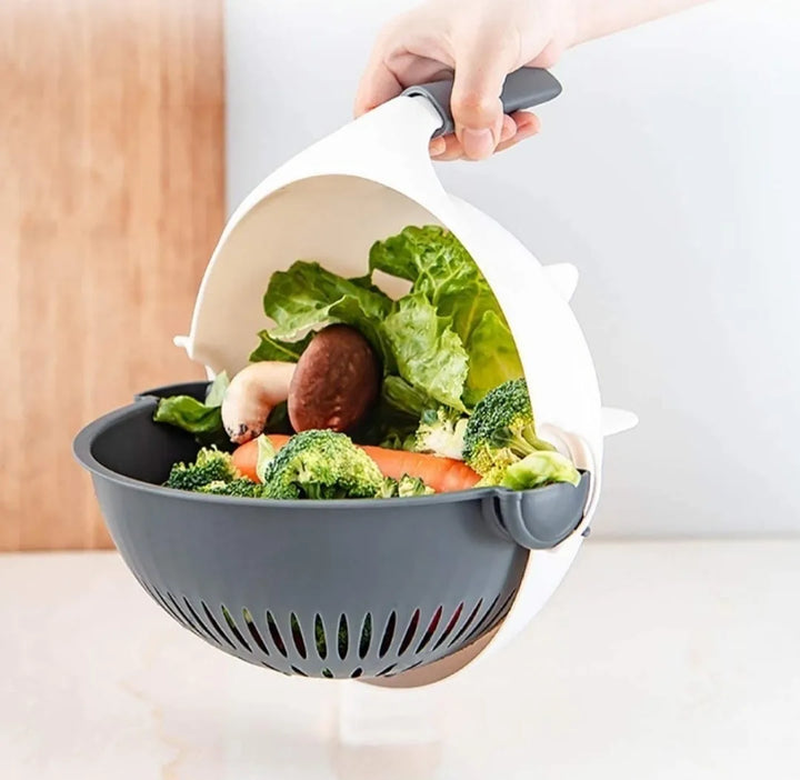 Cortador De Verduras De Cesta Húmeda De Cocina Multifunción