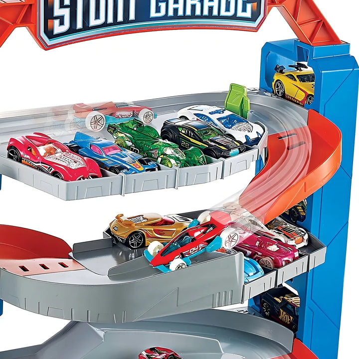 Hot Wheels City Stunt Garage Pista De Juguete
