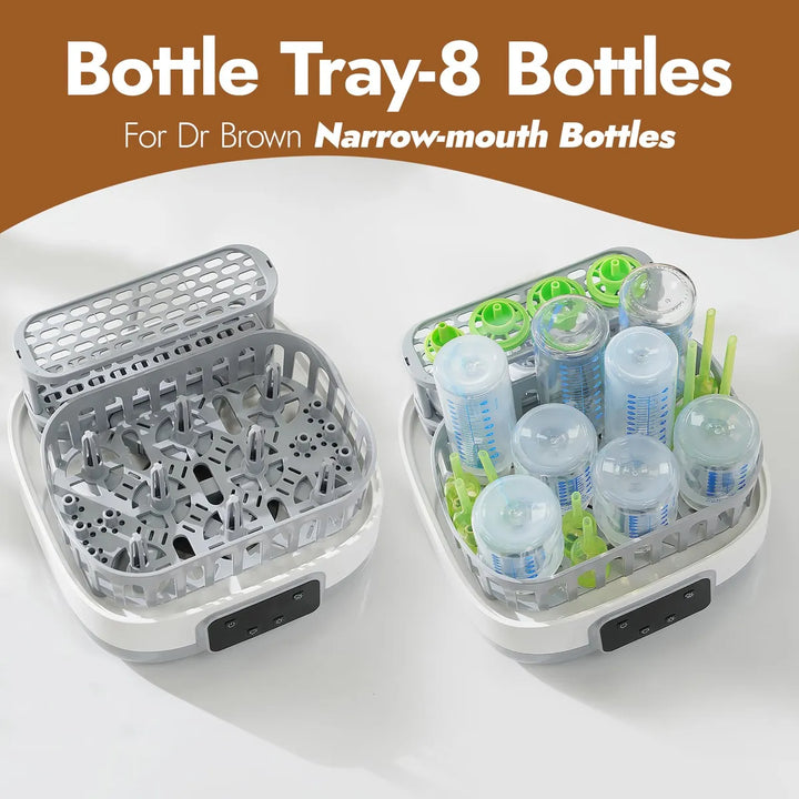 Esterilizador Y Secadora De Biberones 20 Minutos 2 Bandejas