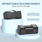 Altavoz Bluetooth Portátil Fuerte De 40w Ipx6 Negro