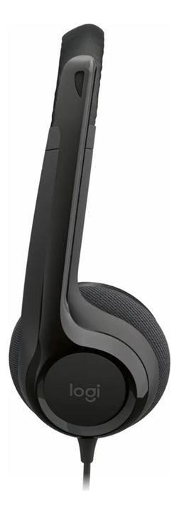 Audífonos / Diadema Con Micrófono Logitech Usb Headset H390 Negro