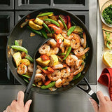 Sartén 31cm anodizado duro, antiadherente, Negro Onyx KitchenAid.
