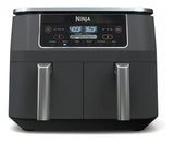 Freidora De Aire Ninja 7.6 Litros 2 Canastas Airfryer 2022 Gris Oscuro