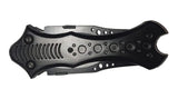 Cuchillo Navaja Táctico Supervivencia Daga Plegable Metal Negro