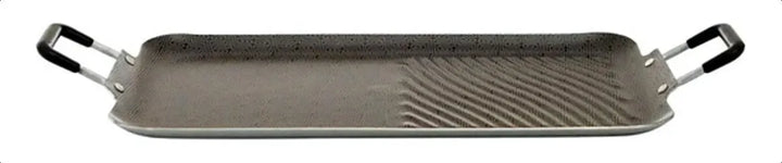 Plancha Doble Para Asar Imusa 50x27 Cm Color Negro