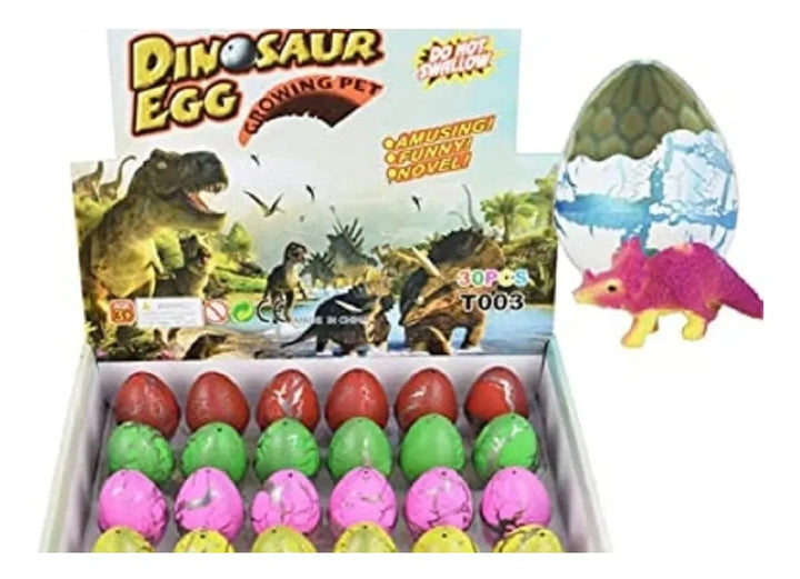Huevos Dinosaurio X4 Nacen Y Crecen Con Agua Juguete Expande