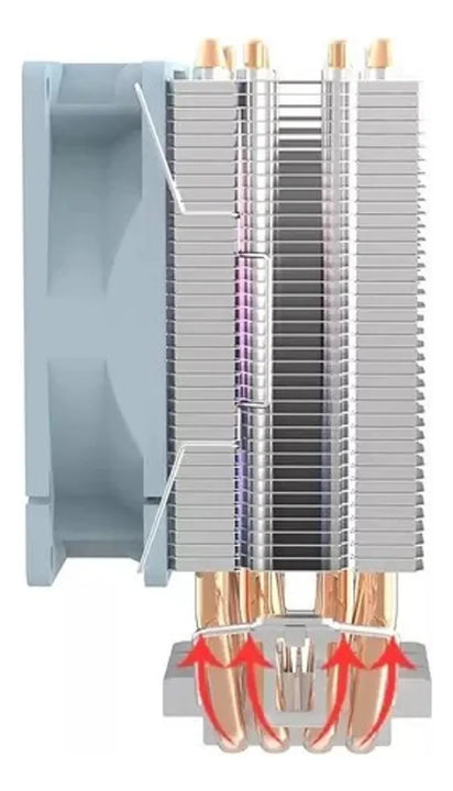 Disipador Cpu Aigo Ice400se Rgb Lga/1151/1155/am3/am4/am5