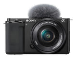 Sony Alpha Kit ZV-E10 f/3.5-5.6 OSS ILCZVE10L sin espejo color negro