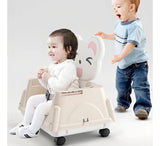 Silla Comedor 4 En 1 Bebes Color Rosa Liso