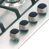 Estufa De Empotrar En Acero Inoxidable 4 Puestos De 58.5cm G