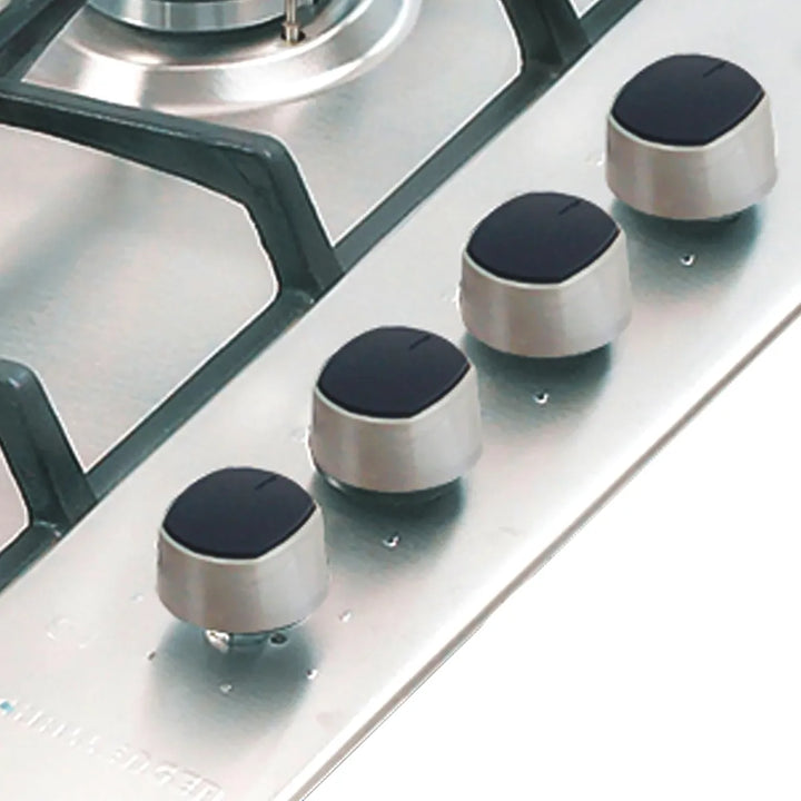 Estufa De Empotrar En Acero Inoxidable 4 Puestos De 58.5cm G