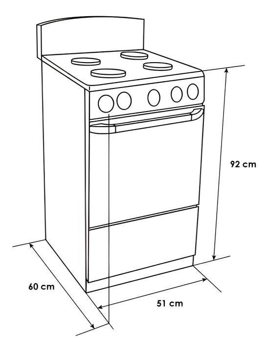 Estufa De Piso Con Horno Abba 4 Pts Gn Gris At 101-5n G