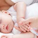 Cortauñas Eléctrico Para Bebés Y Niños Con 6 Recambios Rosas Rosa