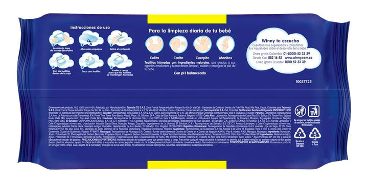 Oferta Toallitas Humedas Winny Avena Y Miel X 160+40und
