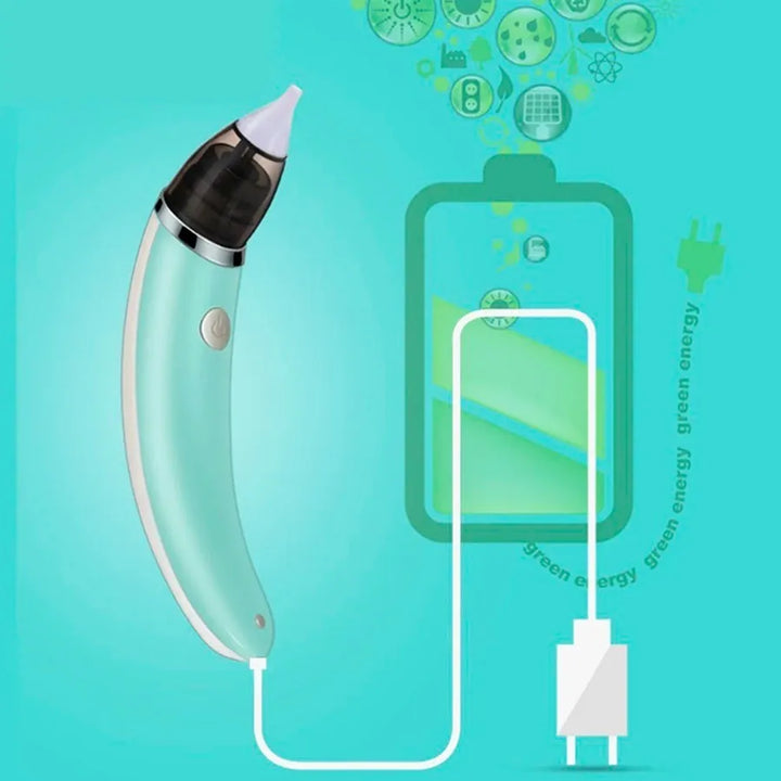 Aspirador Nasal Bebes Sacamocos Extractor Portátil Eléctrico Turquesa