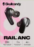 Audifono Skullcandy Rail Anc True Black True Wireless Color Negro Luz Negro