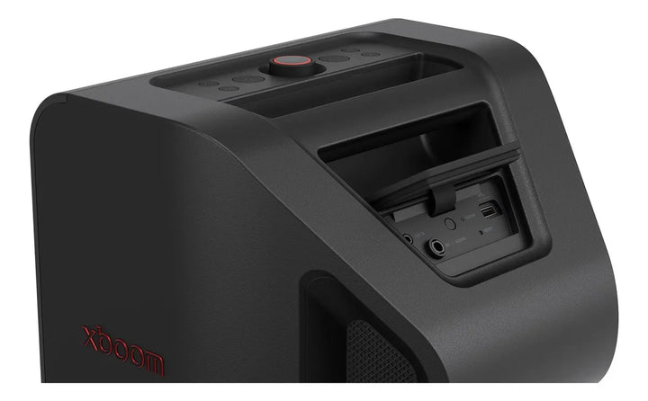 Parlante Lg Xboom Stage 120w Portátil Sonido Y Luces 12h On Negro