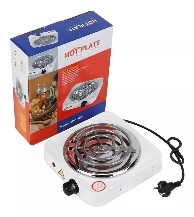 Cocina Electrica 1 Puesto Hornilla Hot Plate Jx-1010b Color Blanco 110V/220V