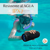 Altavoz Portátil, Altavoz Bluetooth Inalámbrico, Ipx7 Imperm Color Negro