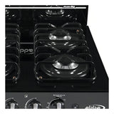 Estufa Con Horno Abba 4 Puestos Gas Propano Ag 101-5 Color Negro