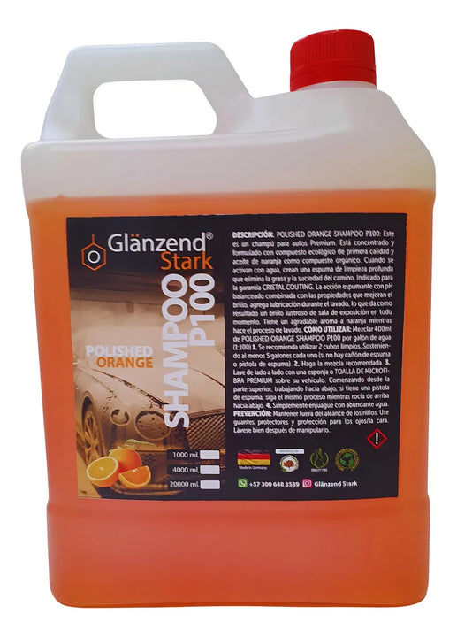 Shampoo Orgánico Ph Neutro Autos Y Motos Con Cerámico 4000ml