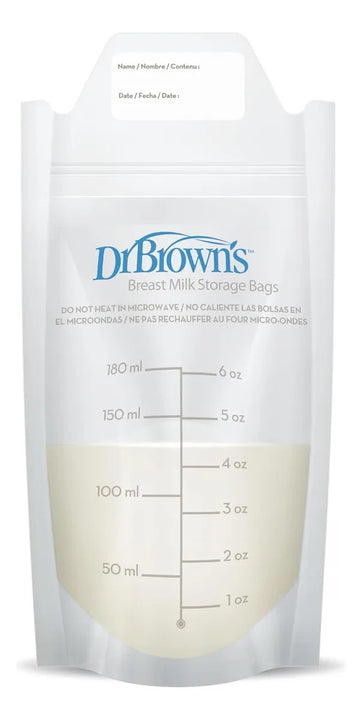 Bolsas Recolectoras Leche Materna 180 Ml Dr Browns Sin Bpa