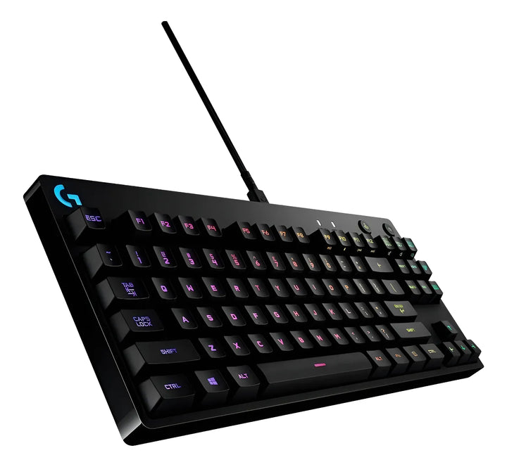 Teclado Logitech G Pro Rgb Switch Gx Clicky Blue Gaming Idioma inglés EE. UU.
