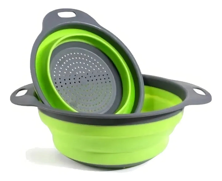 Colador De Silicona Plegable 24cm Con Asas Vonne