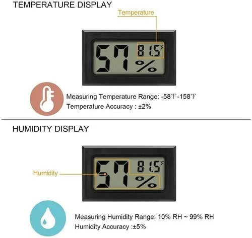 Termohigrometro Digital Sonda Termo Higrometro Termometro