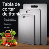 Set X3 Tabla De Picar Para Cocina En Acero Inoxidable 304 Plateado