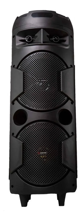 Parlante Inalámbrico Torre De Sonido Bluetooth Sonivox 11000 Negro