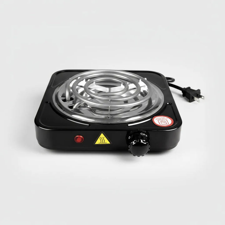Estufa Electrica Sencilla De Un Puesto Cocina 1000w 60hz Negro