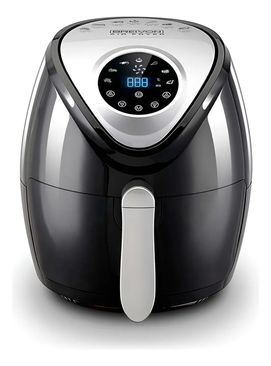 Freidora De Aire 3.2 Litros Digital Breivon Air Fryer Negro