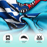 Poncho De Toalla De Dinosaurio Con Capucha Para Ninos