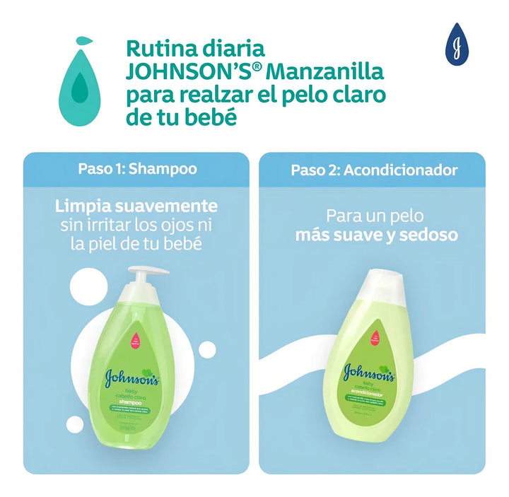 Shampoo Manzanilla 400ml Johnson & Johnson
