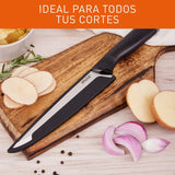 Cuchillo Rebanador 20cm Imusa Talent Acero Inoxidable Color Negro