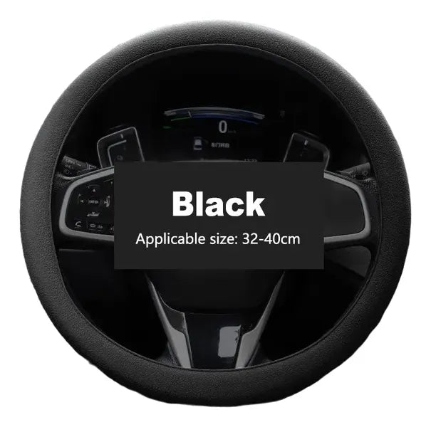 Funda De Silicona Para Volante Color Negro + Obsequio