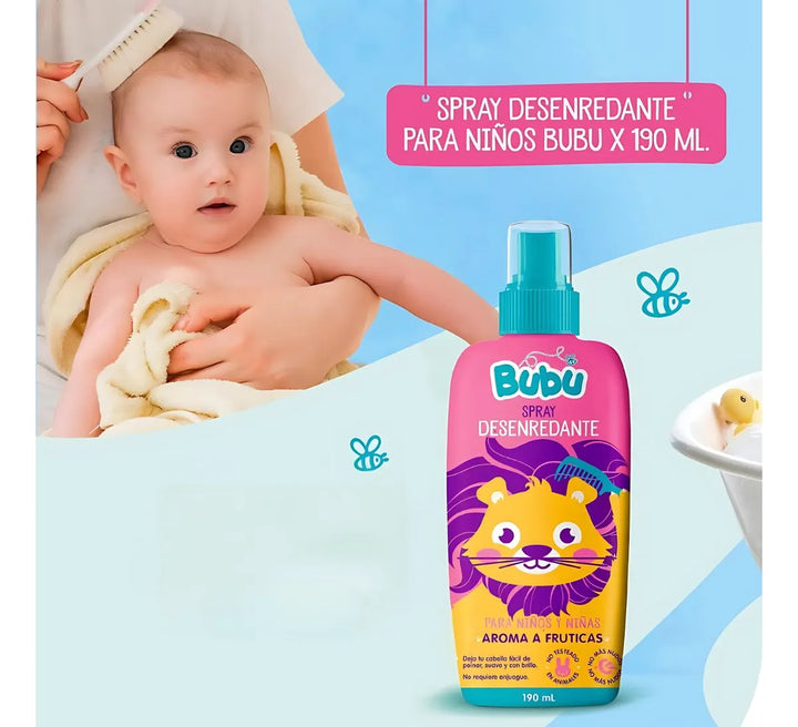 Spray Para Peinar Para Niños Desenredante X2