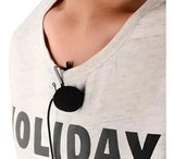 Microfono Manos Libres Clip Celular Gamer Blogger Telefono Color Negro